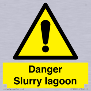 Danger Slurry lagoon